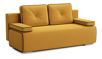 Асти диван прямой Тип C, Amigo (yellow), Amigo (brown)