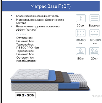 Матрас НЕПТУН 140*200*20 см.